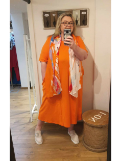 Robe en A happy orange