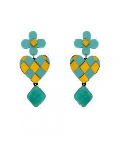 Boucles turquoise love