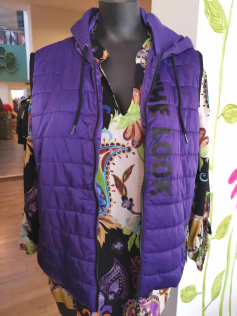 Body warmer mauve