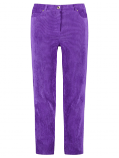 Pantalon violet en velours