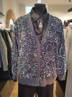 Petit gilet à paillettes