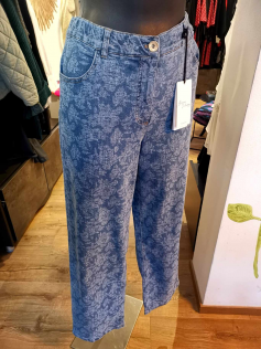 Jeans clair imprimé