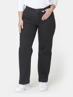 Jeans droit denim noir