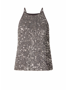 Top en sequins et velours