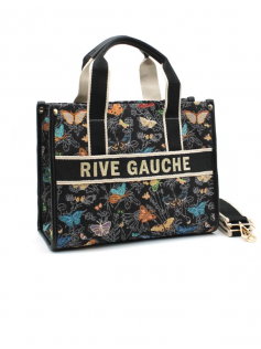 Sac papillon noir