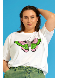 Tee-shirt papillon vert