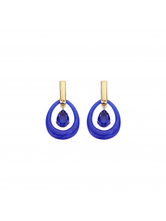 Boucles bleu roi