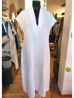 Robe blanche fluide