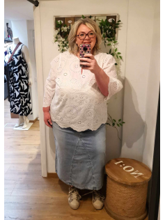 Blouse brodée Line