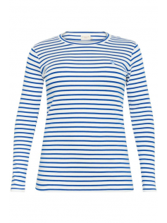 Tee-shirt ligné bleu