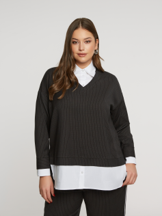 Tunique trompe l'oeil