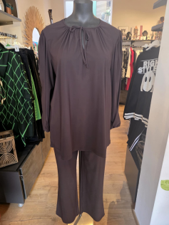 Blouse travel chocolat