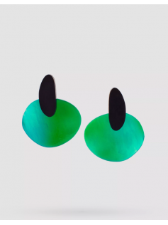 Boucles en corne verte