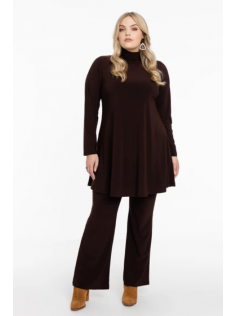 Tunique col roulé marron
