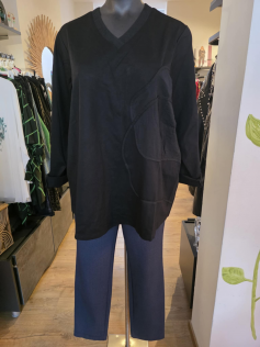 Pantalon moucheté bleu
