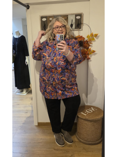 Longue chemise imprimée