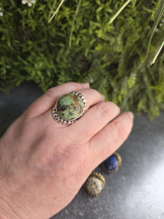 Bague turquoise africaine