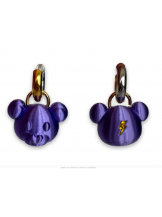 Boucles oursons violets
