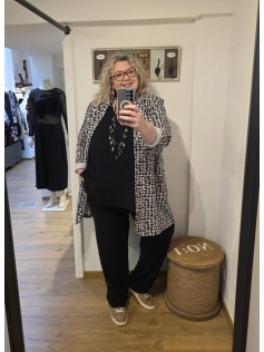 Blazer travel imprimé