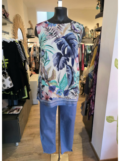 Pantalon 7/8 blue breeze