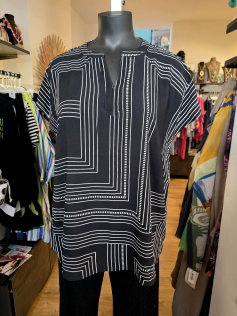Blouse géométrique