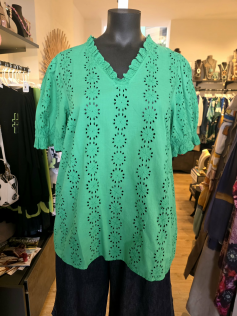 Blouse Dina vert prairie