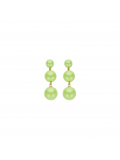 Boucles boules lime