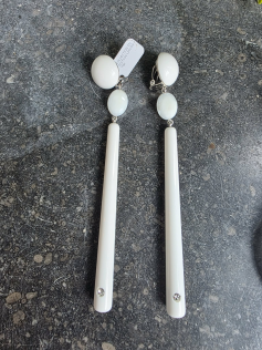 Maxi boucles blanches