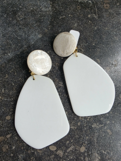 Grandes boucles blanches