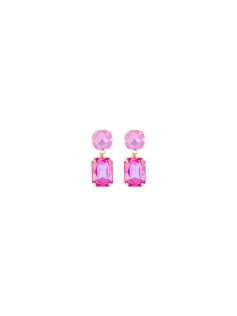 Boucles roses rectangulaires