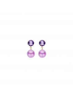 Petites boucles mauves