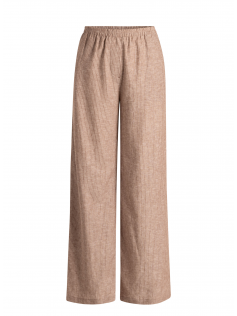 Pantalon ligné lin