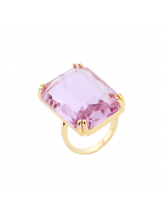 Bague rose mauve