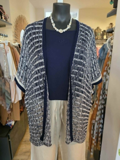 Gilet grandes mailles