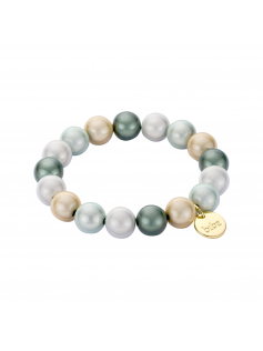 Bracelet space beads vert