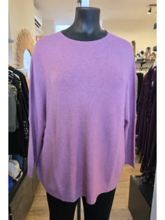 Pull mauve rose