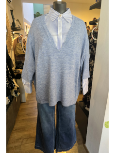 Pull Thirza bleu