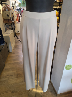 Pantalon large ecru