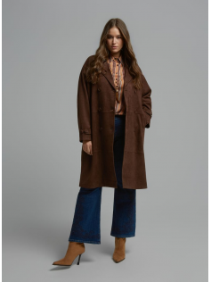 Manteau en suédine