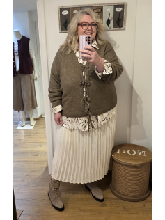 Gilet kaki taupe