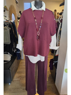 Pull Tessa bordeaux