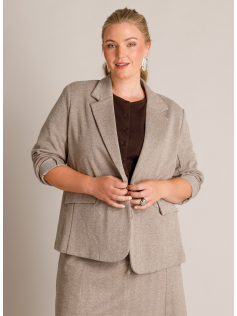 Blazer chiné taupe