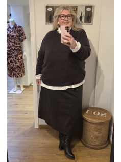 Pull Yanara chocolat