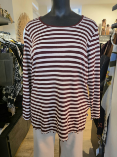 Marinière noisette et ecru