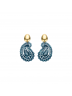 Boucles cashmere pétrole