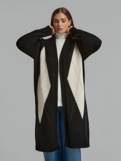 Long gilet veste Mat