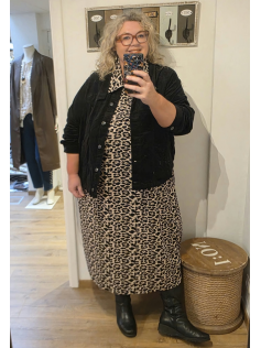 Veste en velours noir
