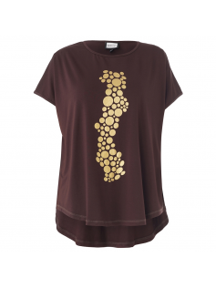 Tee-shirt Gitte chocolat