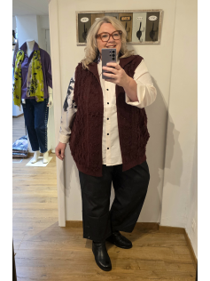 Gilet Irmani bordeaux