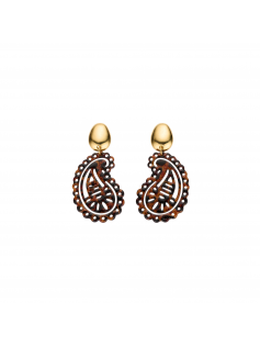 Boucles cashmere écailles